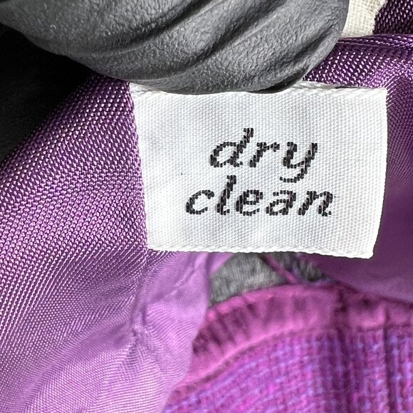 Pendleton Women 14 Pure Virgin Wool Blazer Purple Tweed Jacket USA Made Timeless - Picture 15 of 16